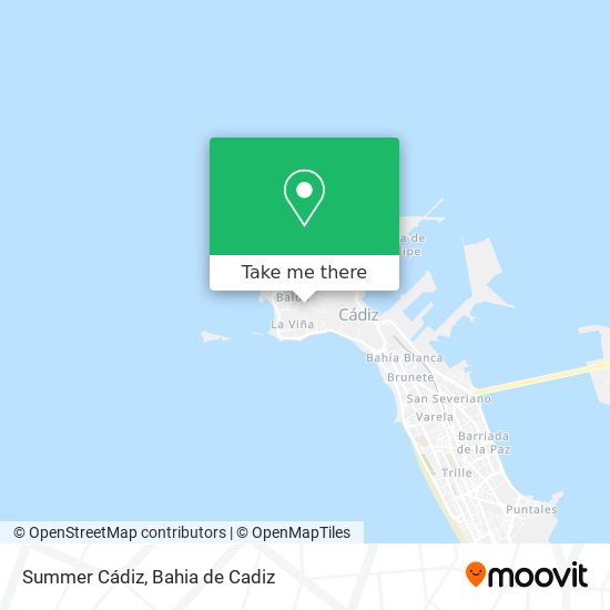 mapa Summer Cádiz