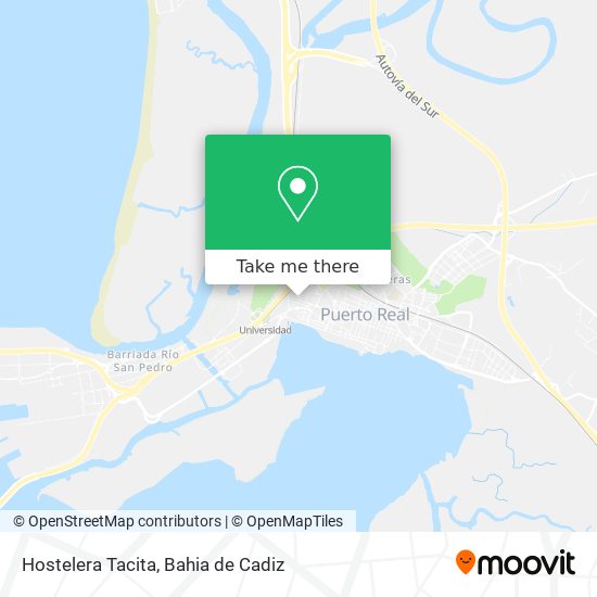 Hostelera Tacita map