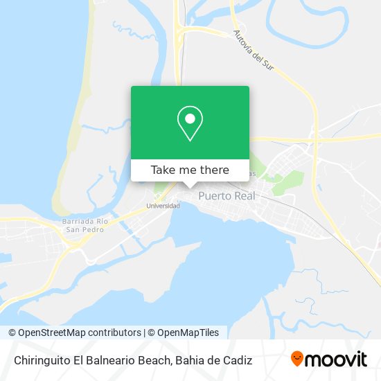 Chiringuito El Balneario Beach map