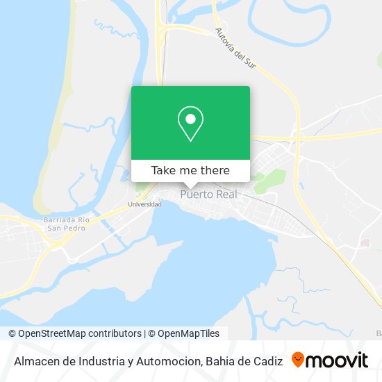 mapa Almacen de Industria y Automocion