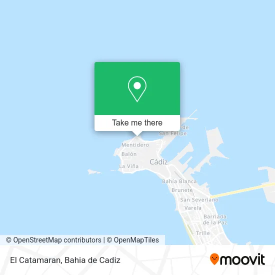 El Catamaran map