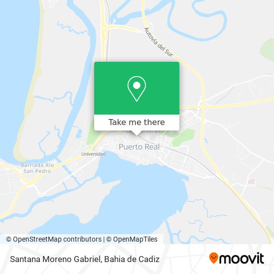 Santana Moreno Gabriel map