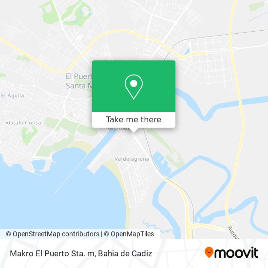 Makro El Puerto Sta. m map