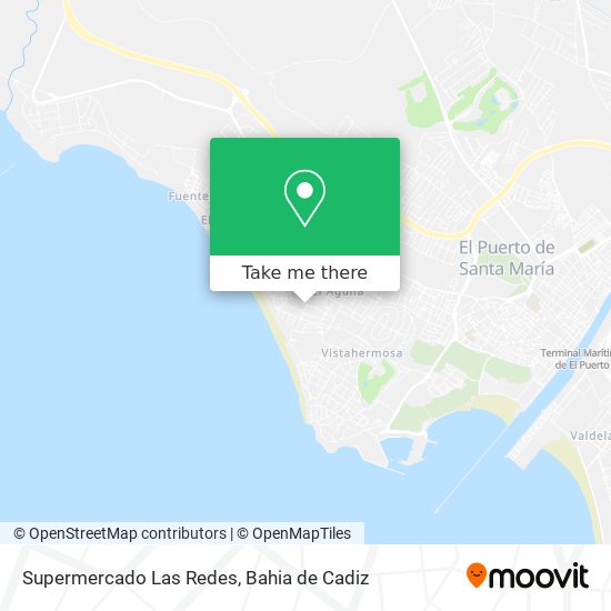 Supermercado Las Redes map