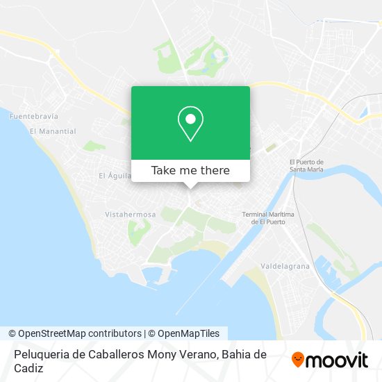 Peluqueria de Caballeros Mony Verano map