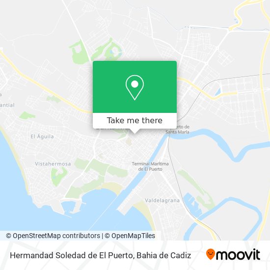 Hermandad Soledad de El Puerto map
