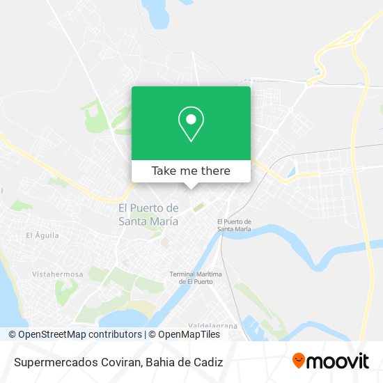 Supermercados Coviran map