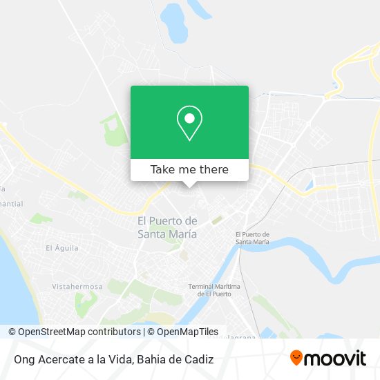 Ong Acercate a la Vida map