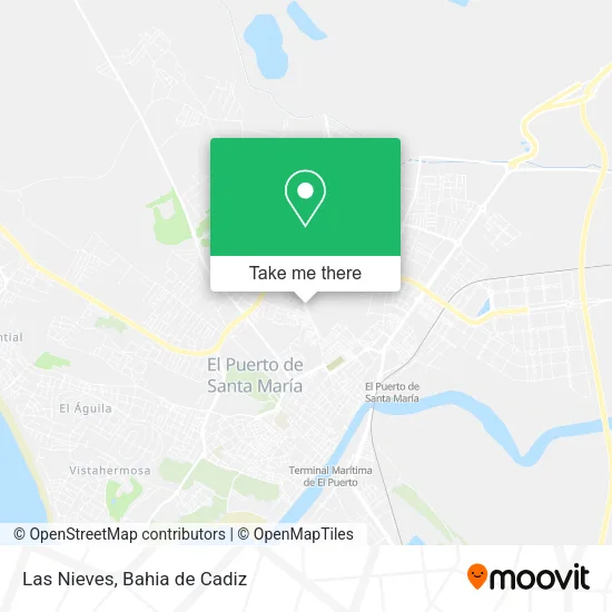Las Nieves map