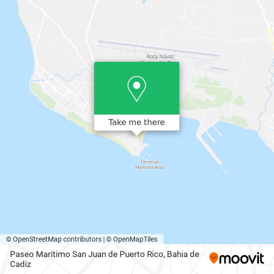 Paseo Marítimo San Juan de Puerto Rico map
