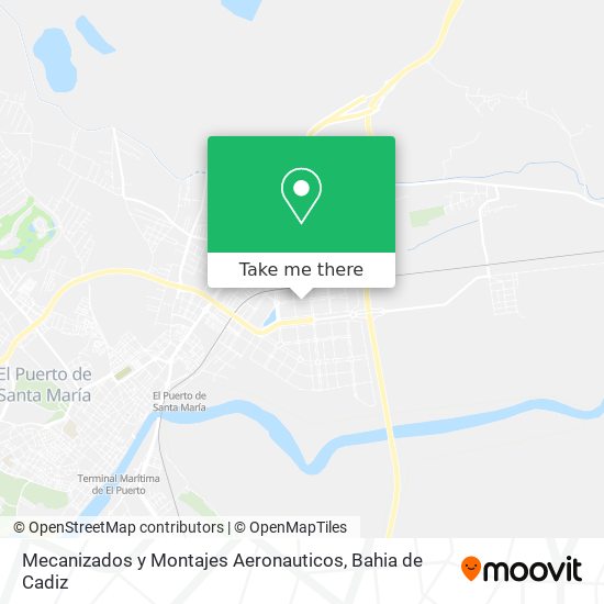 Mecanizados y Montajes Aeronauticos map