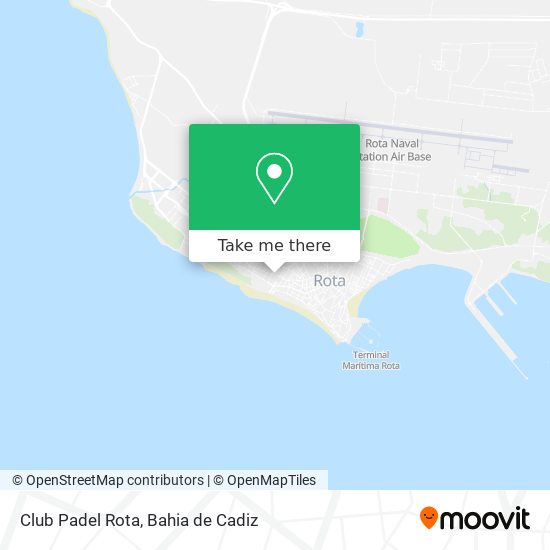 mapa Club Padel Rota