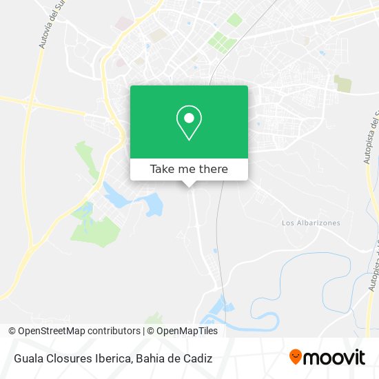 Guala Closures Iberica map
