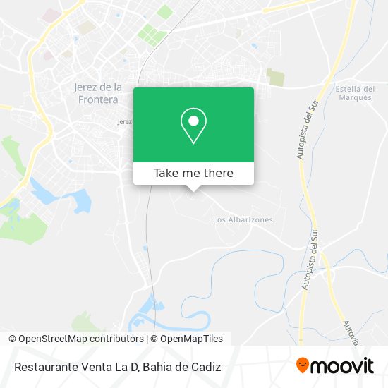 Restaurante Venta La D map