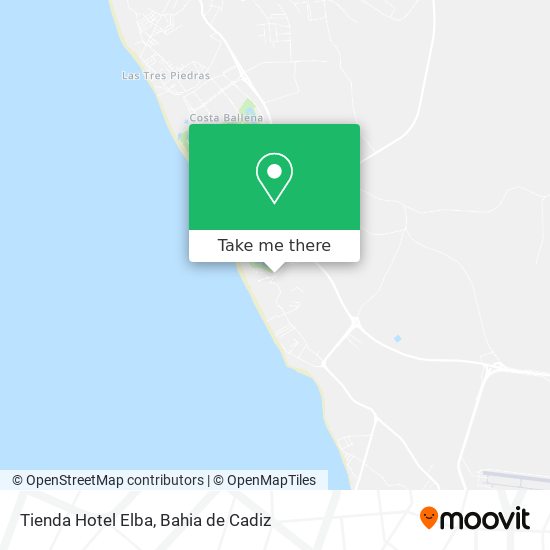 Tienda Hotel Elba map