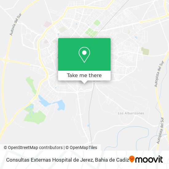 Consultas Externas Hospital de Jerez map