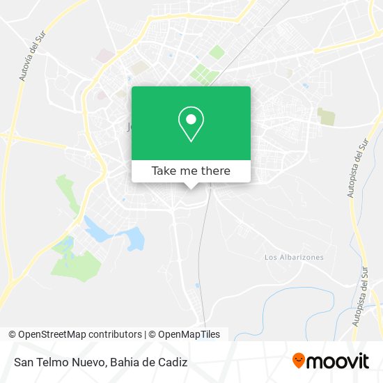 San Telmo Nuevo map