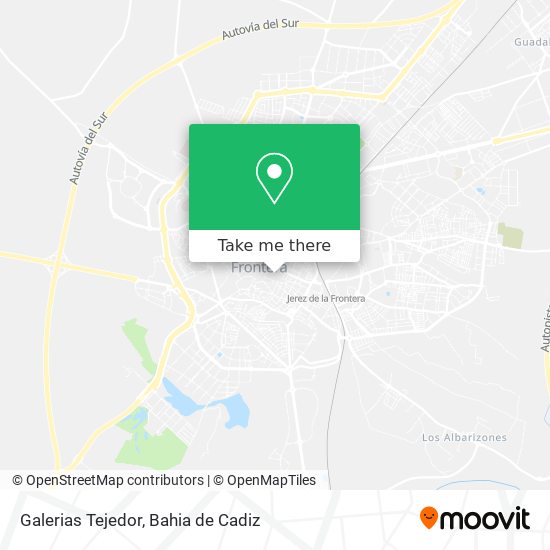 Galerias Tejedor map