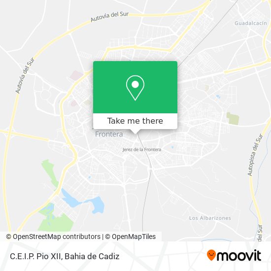 C.E.I.P. Pio XII map