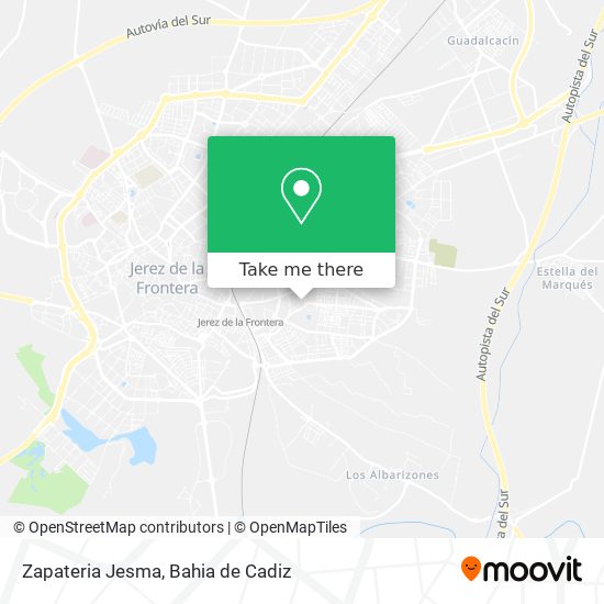 Zapateria Jesma map