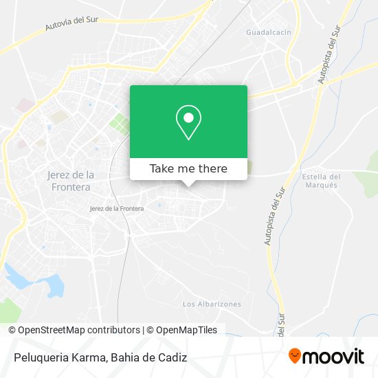 mapa Peluqueria Karma