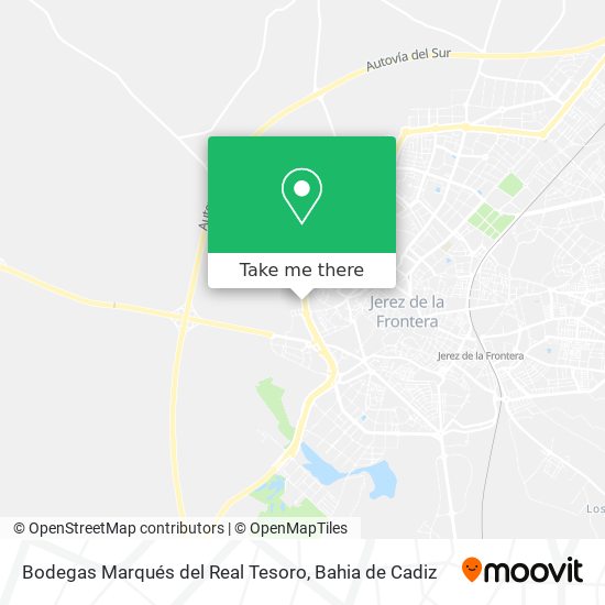 Bodegas Marqués del Real Tesoro map