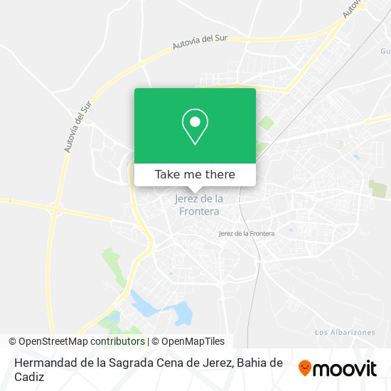 Hermandad de la Sagrada Cena de Jerez map