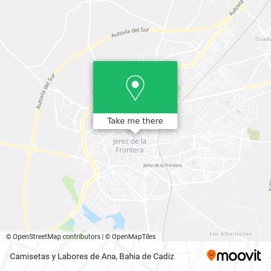 Camisetas y Labores de Ana map