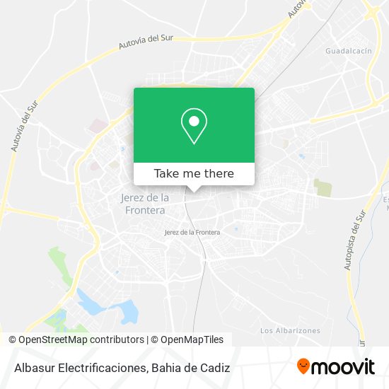 Albasur Electrificaciones map