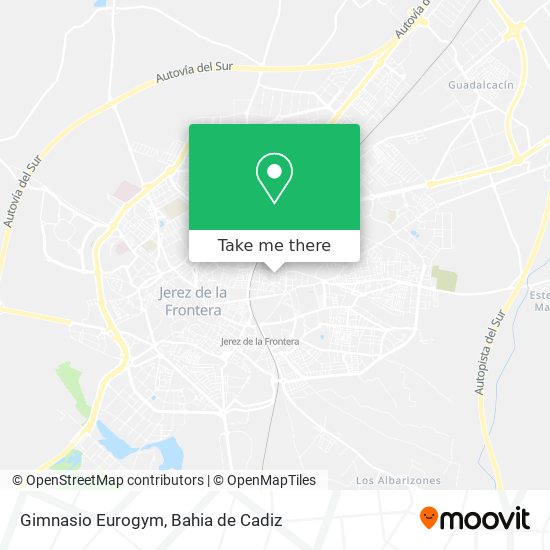 Gimnasio Eurogym map