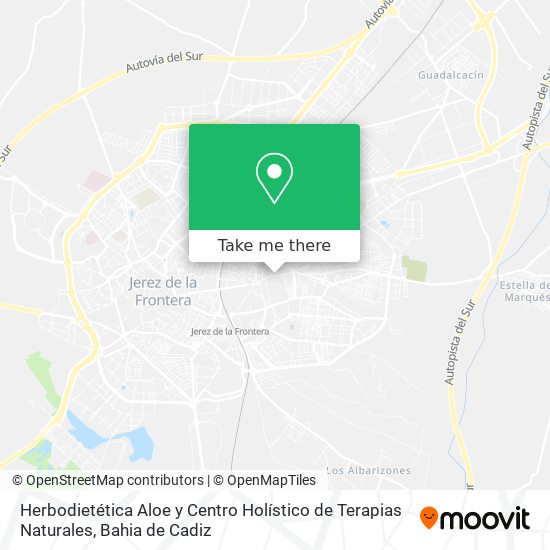 Herbodietética Aloe y Centro Holístico de Terapias Naturales map