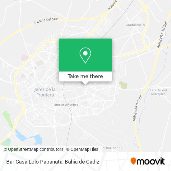 Bar Casa Lolo Papanata map