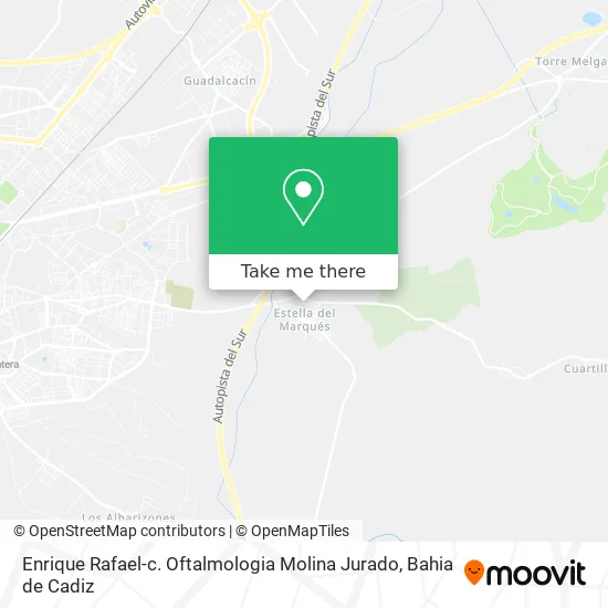 Enrique Rafael-c. Oftalmologia Molina Jurado map