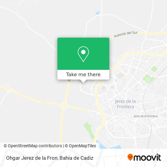 Ohgar Jerez de la Fron map