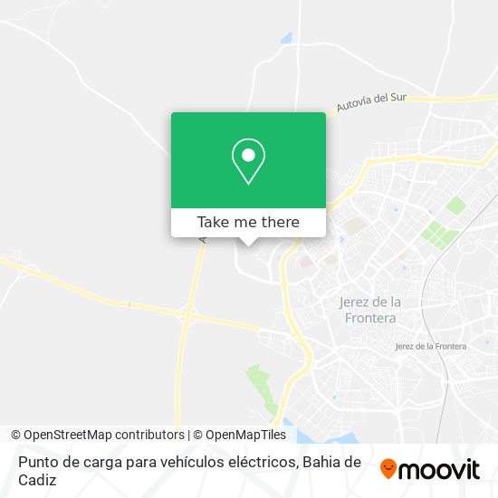 Punto de carga para vehículos eléctricos map