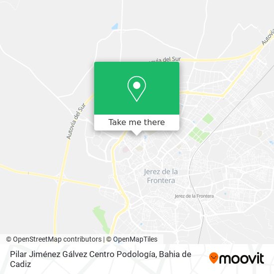 Pilar Jiménez Gálvez Centro Podología map