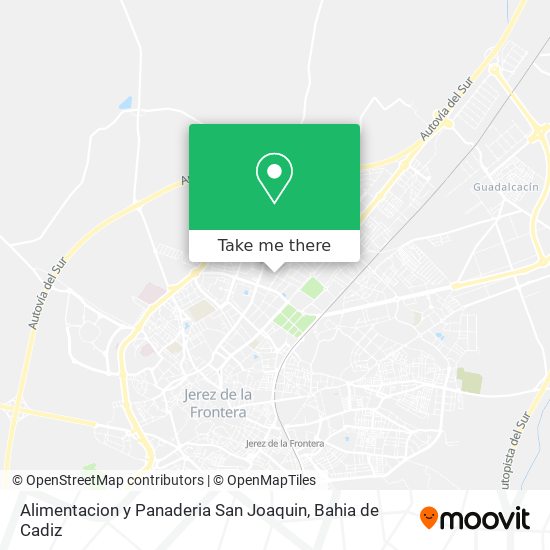 Alimentacion y Panaderia San Joaquin map