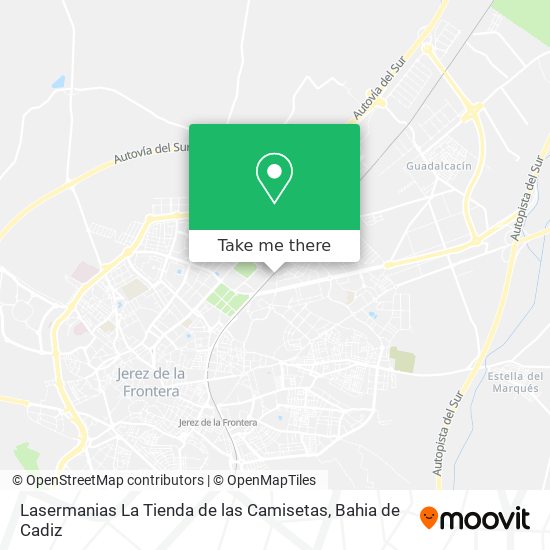 mapa Lasermanias La Tienda de las Camisetas