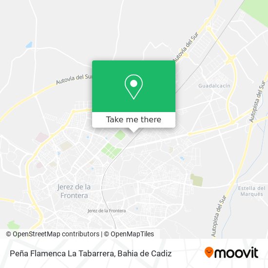 Peña Flamenca La Tabarrera map