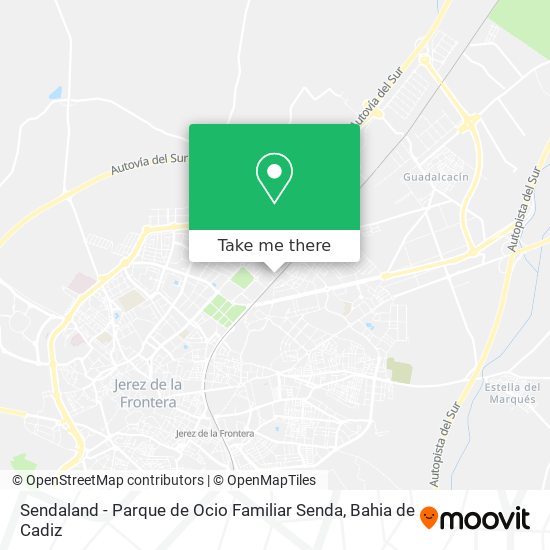 Sendaland - Parque de Ocio Familiar Senda map