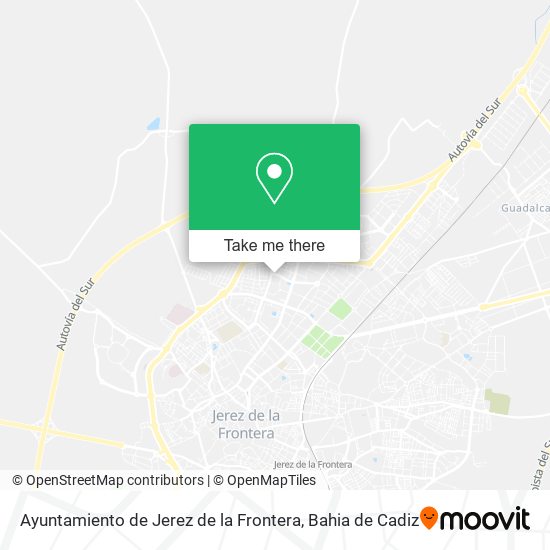 Ayuntamiento de Jerez de la Frontera map