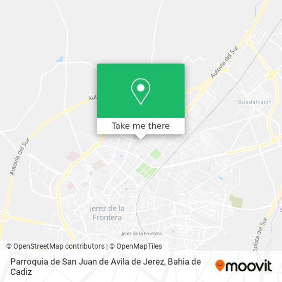 Parroquia de San Juan de Avila de Jerez map