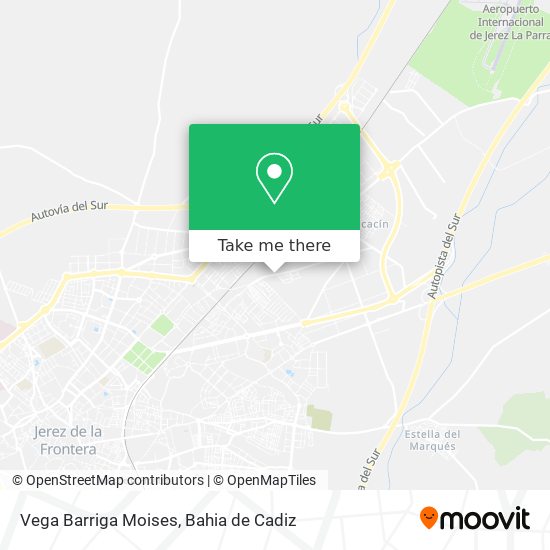 Vega Barriga Moises map