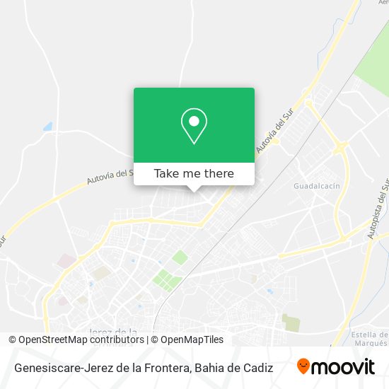 Genesiscare-Jerez de la Frontera map