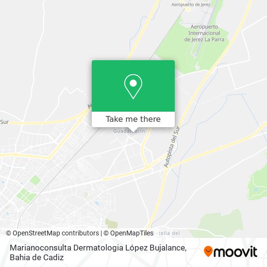 Marianoconsulta Dermatologia López Bujalance map