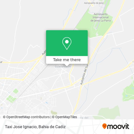Taxi Jose Ignacio map