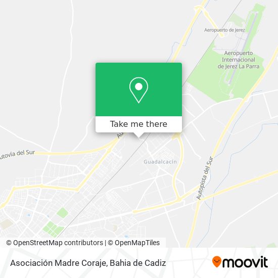 Asociación Madre Coraje map