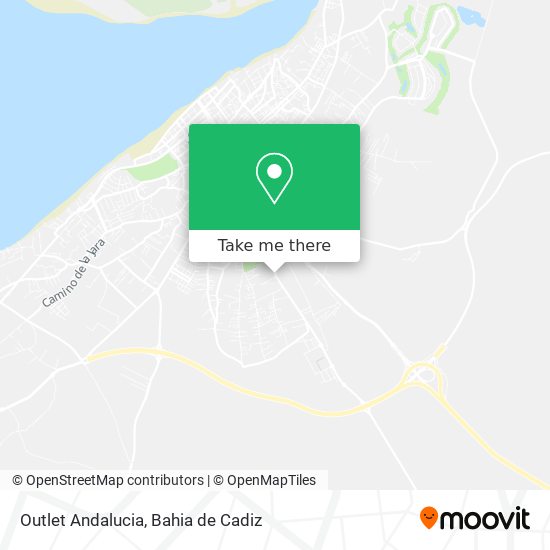 Outlet Andalucia map