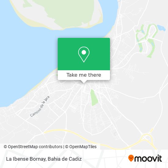 La Ibense Bornay map