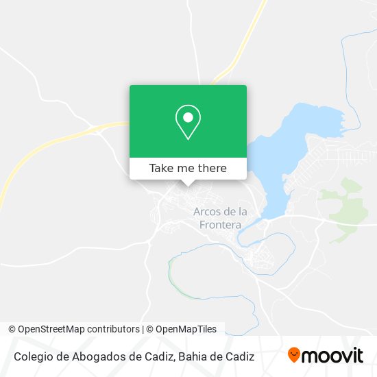Colegio de Abogados de Cadiz map